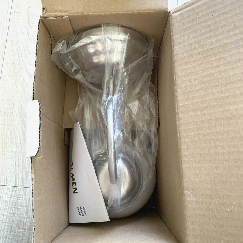 IKEA Lillholmen Wall Light Lamp Sconce Brushed Nickel Finish White Glass Globe